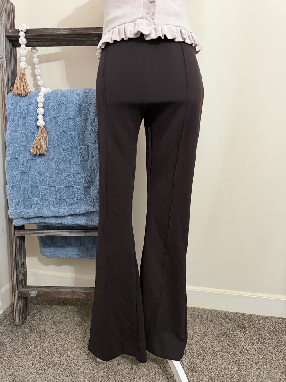 ZARA Slit Flare Trousers NWT! - Picture 3 of 16